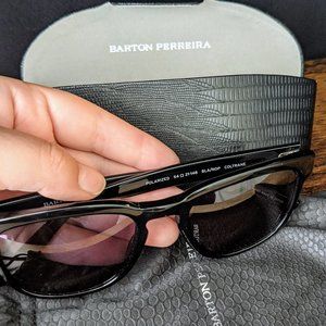 Barton Perreira Coltrane Sunglasses in Black